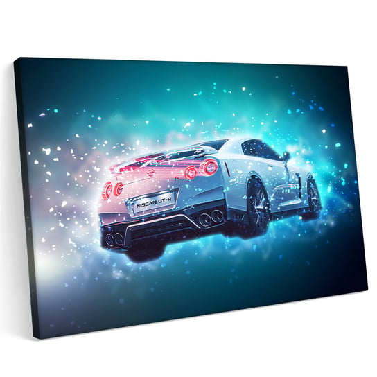 Obraz na płótnie 70x50 Nissan GT R A6M2 Samochód Sport Printonia