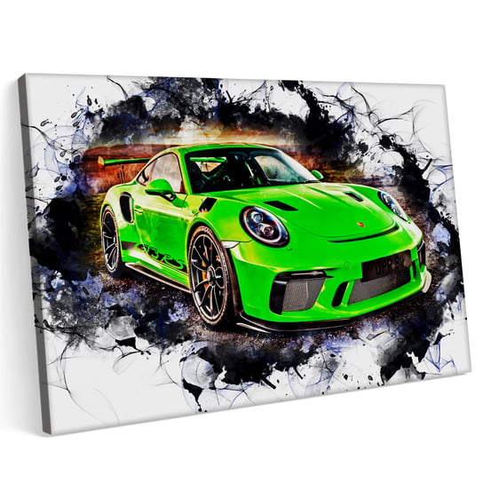 Obraz na płótnie 70x50 Porsche 911 GT3 RS Sport Samochód Tor Printonia