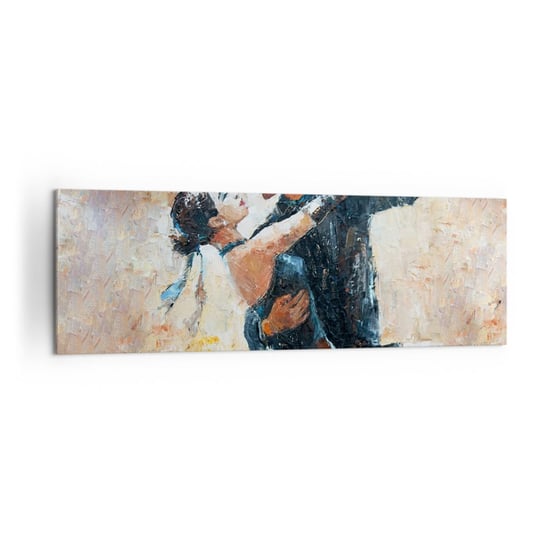 Obraz na płótnie - A la Rudolf Valentino - 160x50cm - Abstrakcja Taniec Tango - Nowoczesny foto obraz w ramie do salonu do sypialni ARTTOR ARTTOR