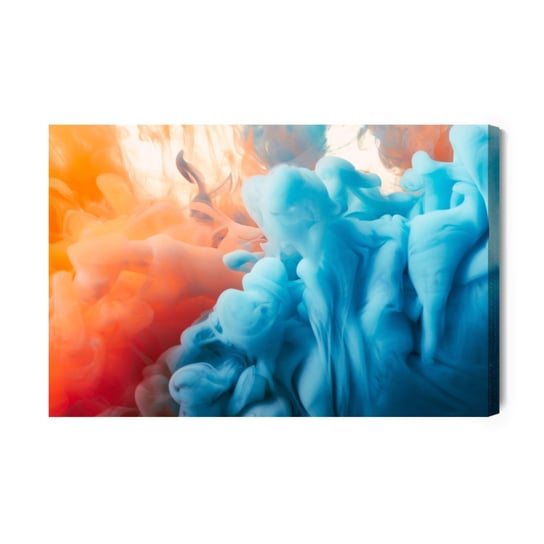 Obraz Na Płótnie Abstrakcja Z Kolorową Farbą 100x70 Inna marka