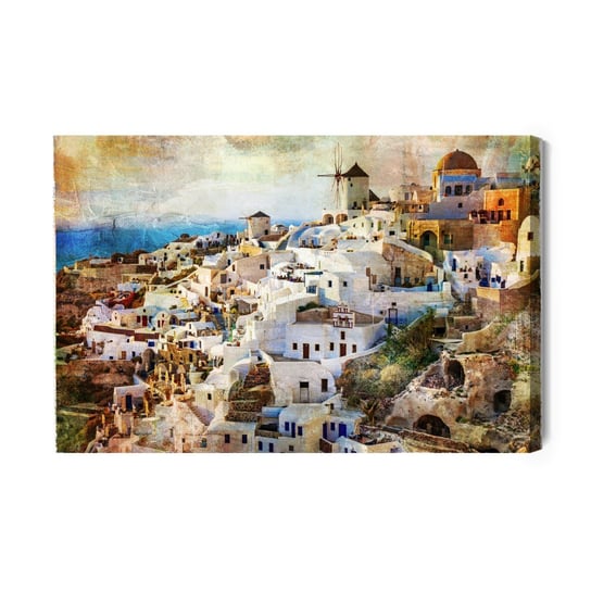 Obraz Na Płótnie Architektura Santorini 100x70 NC Inna marka