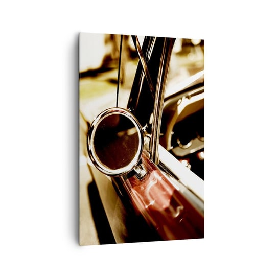 Obraz na płótnie - Auto z duszą - 80x120cm - Samochód Klasyk Motoryzacja - Nowoczesny obraz na ścianę do salonu do sypialni ARTTOR ARTTOR