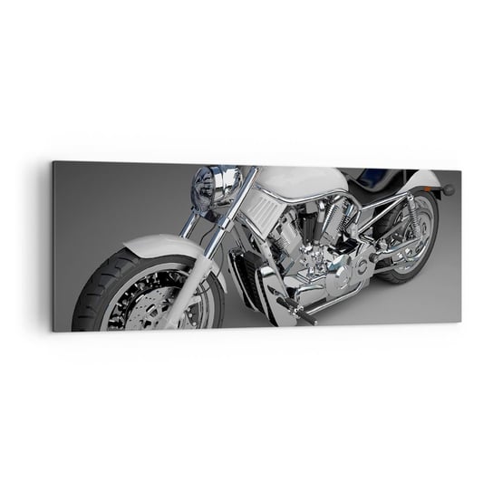 Obraz na płótnie - Aż chce się klęknąć - 140x50cm - Motoryzacja Motocykl Podróże - Nowoczesny Canvas obraz do salonu do sypialni ARTTOR ARTTOR