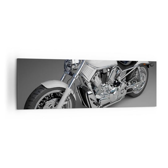 Obraz na płótnie - Aż chce się klęknąć - 160x50cm - Motoryzacja Motocykl Podróże - Nowoczesny foto obraz w ramie do salonu do sypialni ARTTOR ARTTOR