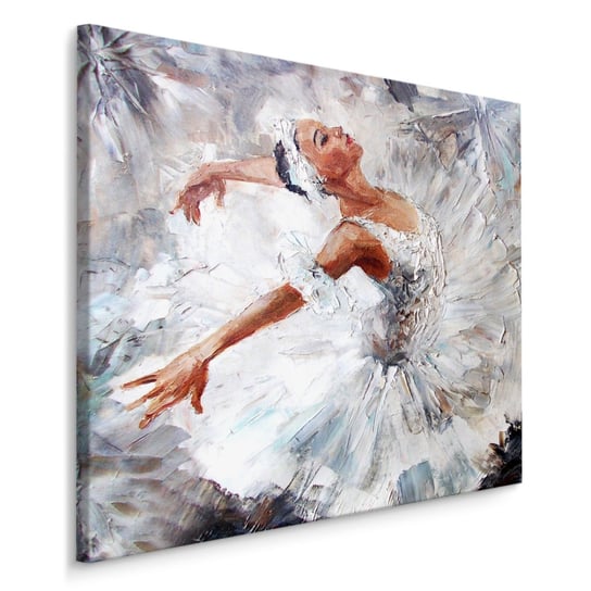 Obraz Na Płótnie Balerina Tancerka Balet Malarstwo Dekoracja Ścienna 70 Cm X 70 Cm Muralo