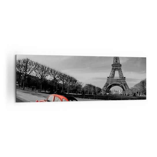 Obraz na płótnie - Bardziej paryskie niż sam Paryż - 160x50cm - Miasto Wieża Eiffla Paryż - Nowoczesny foto obraz w ramie do salonu do sypialni ARTTOR ARTTOR