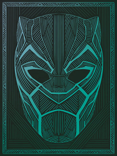 Obraz na płótnie: Black Panther, 60x80 cm Pyramid International