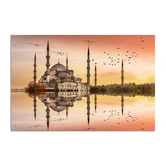 Obraz na płótnie, Błękitny meczet, 120x80 cm Feeby