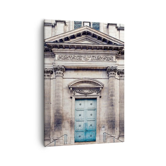 Obraz na płótnie - Brama do świata ducha - 50x70cm - Architektura Drzwi Kościół - Nowoczesny Canvas obraz do salonu do sypialni ARTTOR ARTTOR