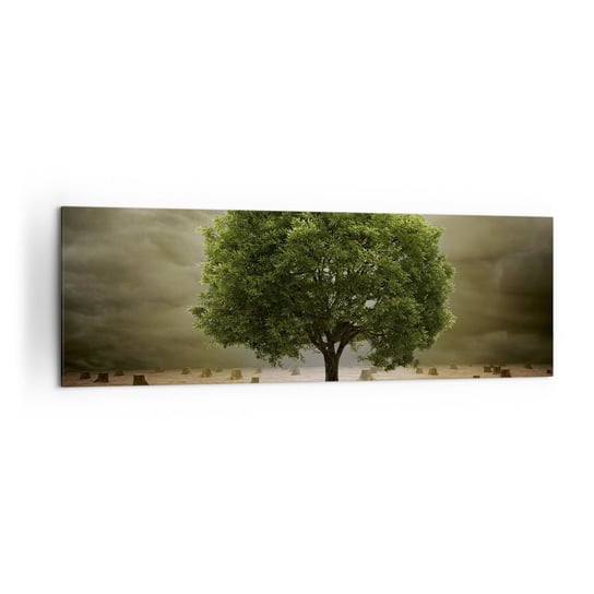 Obraz na płótnie - Cała nadzieja - 160x50cm - Krajobraz Natura Drzewo - Nowoczesny foto obraz w ramie do salonu do sypialni ARTTOR ARTTOR
