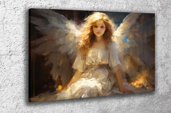 Obraz na płótnie canvas anielska dziewczyna a 30x20 Obraz na płótnie