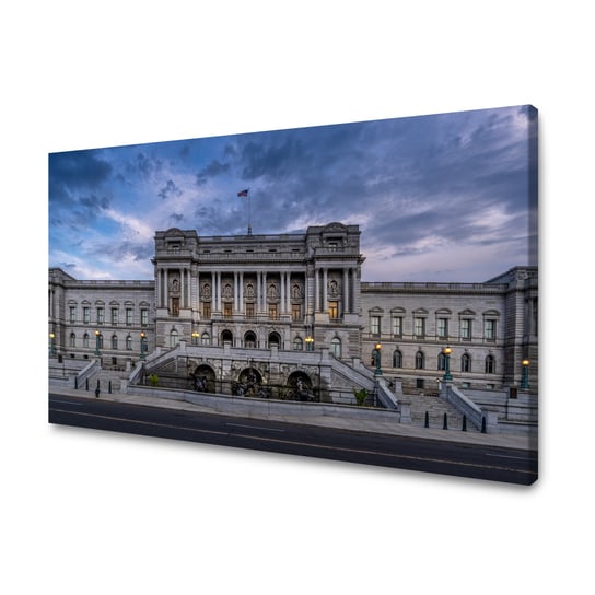 Obraz Na Płótnie Canvas Architektura Biblioteka Kongresu 120X80 Cm GP TONER