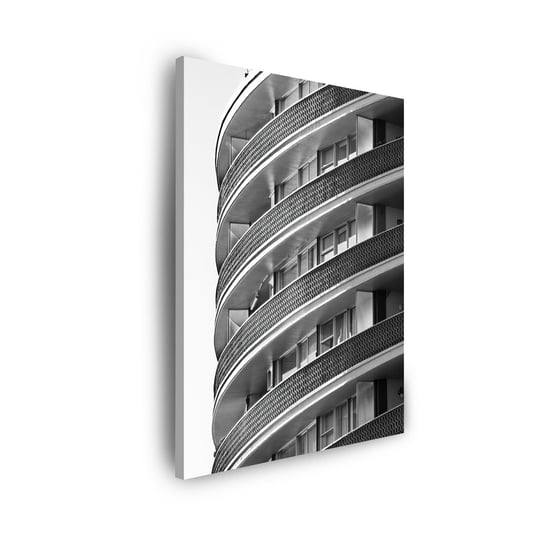 Obraz Na Płótnie Canvas Architektura Budynek Balkony 40X50 Cm GP TONER