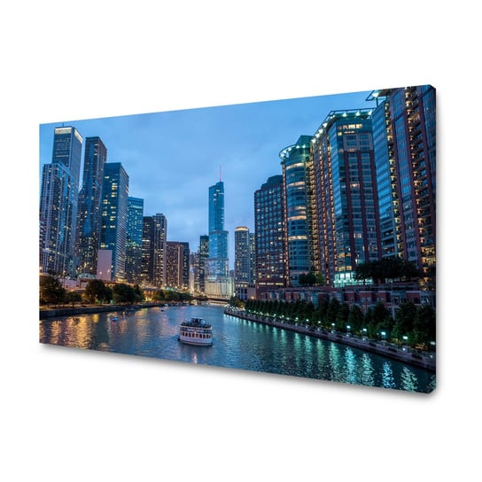Obraz Na Płótnie Canvas Architektura Chicago 100X60 Cm GP TONER