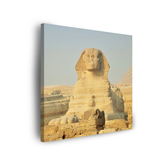 Obraz Na Płótnie Canvas Architektura Egipt Sfinks 40X40 Cm GP TONER