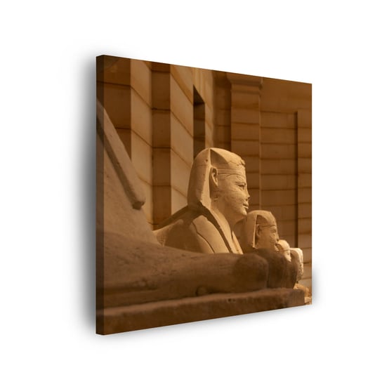 Obraz Na Płótnie Canvas Architektura Egipt Sfinksy 60X60 Cm GP TONER