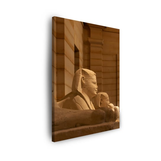 Obraz Na Płótnie Canvas Architektura Egipt Sfinksy 60X90 Cm GP TONER