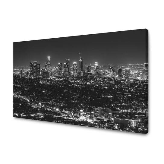 Obraz Na Płótnie Canvas Architektura Los Angeles Czarno-Białe 100X80 Cm GP TONER