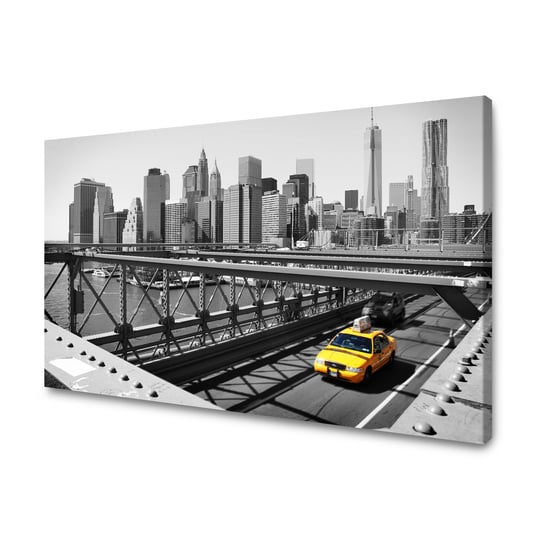 Obraz Na Płótnie Canvas Architektura New York Taxi 60X40 Cm GP TONER