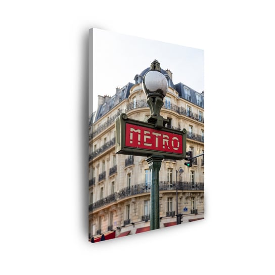 Obraz Na Płótnie Canvas Architektura Paryż Metro 40X80 Cm GP TONER