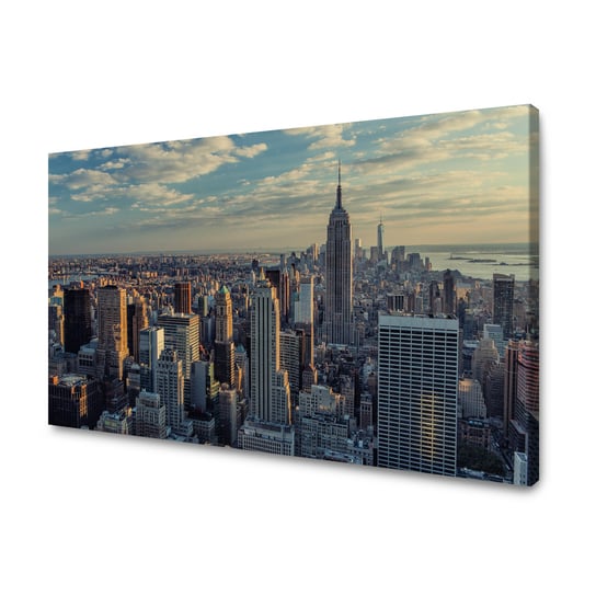 Obraz Na Płótnie Canvas Architektura Zachód Słońca Manhattan 100X60 Cm GP TONER