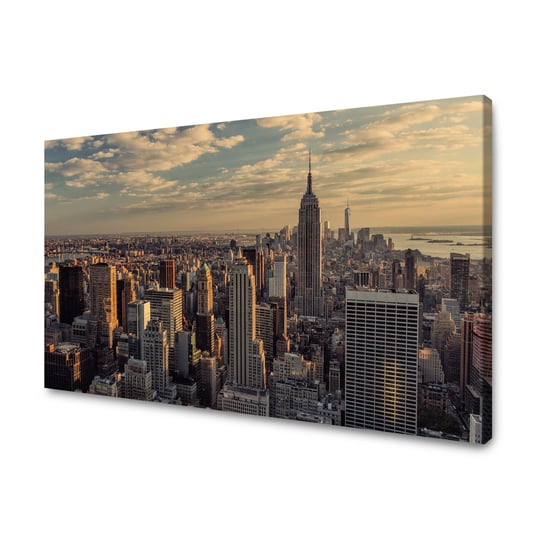 Obraz Na Płótnie Canvas Architektura Zachód Słońca Manhattan 80X40 Cm GP TONER