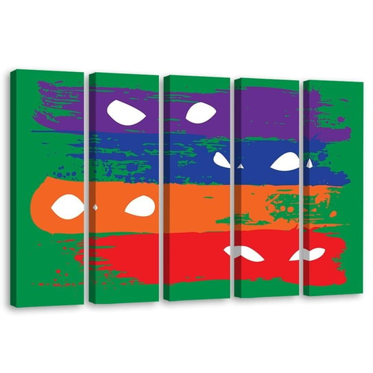 Obraz na płótnie Canvas CARO, Cztery maski Zorro, 150x100 cm Feeby