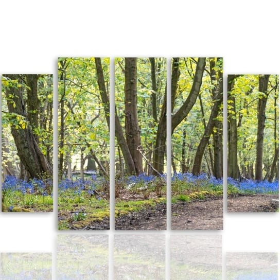Obraz na płótnie Canvas CARO, Wiosna w parku, 200x100 cm Feeby
