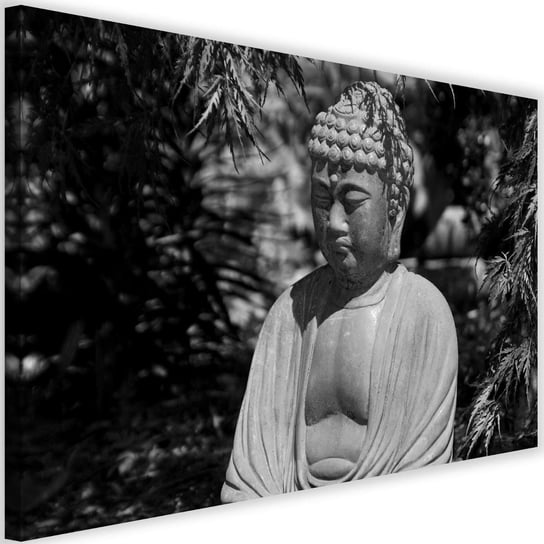 Obraz na płótnie Canvas FEEBY, Budda między drzewami 3, 90x60 cm Feeby