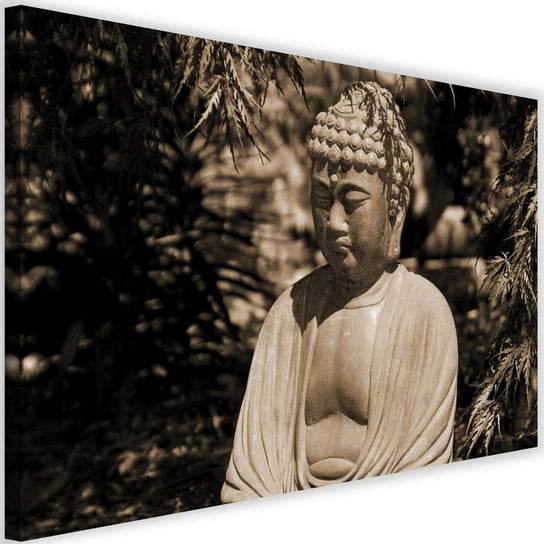 Obraz na płótnie Canvas FEEBY, Budda między drzewami 4, 90x60 cm Feeby