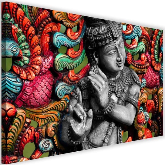 Obraz na płótnie Canvas FEEBY, Budda na mozaikowym tle 3, 60x40 cm Feeby
