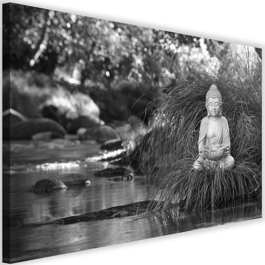 Obraz na płótnie Canvas FEEBY, Budda nad potokiem, 120x80 cm Feeby