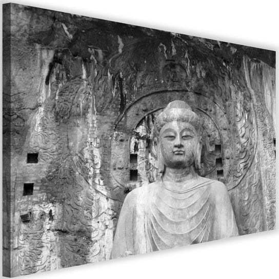 Obraz na płótnie Canvas FEEBY, Budda przed murami świątyni 4, 120x80 cm Feeby