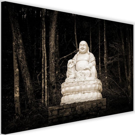 Obraz na płótnie Canvas FEEBY, Budda w lesie 4, 120x80 cm Feeby