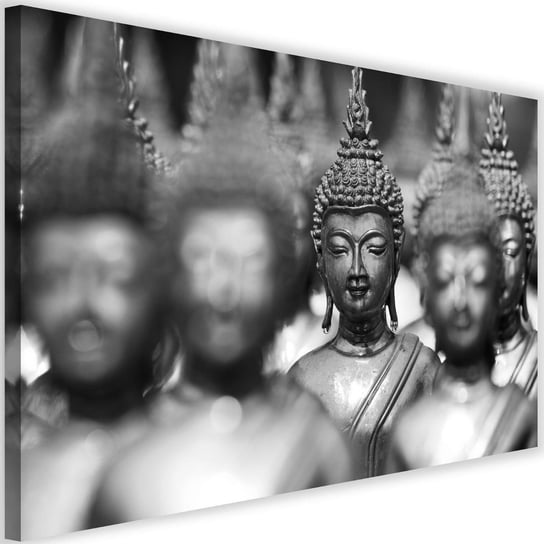 Obraz na płótnie Canvas FEEBY, Budda w tłumie 1, 90x60 cm Feeby