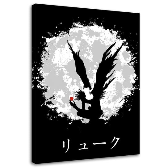 Obraz na płótnie Canvas FEEBY, Demon Shinigami z jabłkiem, 50x70 cm Feeby
