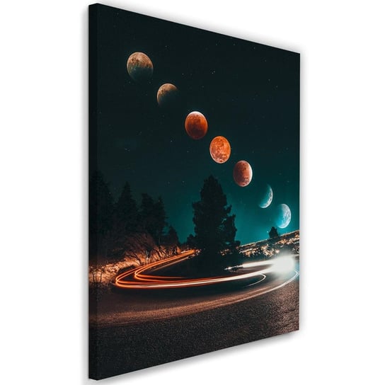 Obraz na płótnie Canvas FEEBY, Fazy księżyca i światła, 40x60 cm Feeby