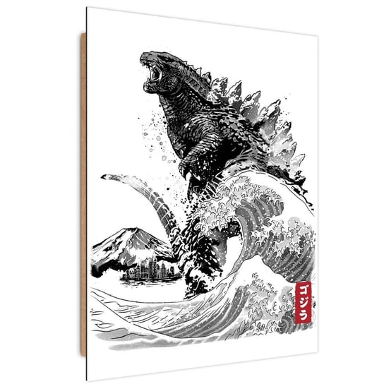 Obraz na płótnie Canvas FEEBY, Godzilla, 50x70 cm Feeby