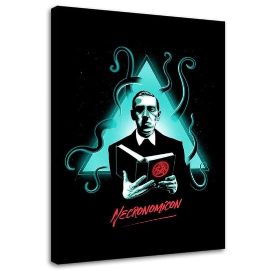 Obraz na płótnie Canvas FEEBY, H.P. Lovecraft Necronomicon, 70x100 cm Feeby