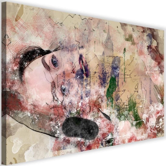Obraz na płótnie Canvas FEEBY, Kobieta i miasto, 60x40 cm Feeby