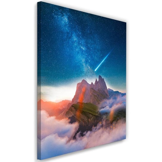 Obraz na płótnie Canvas FEEBY, Kometa nad górami, 40x60 cm Feeby