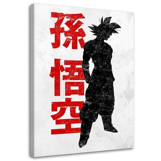 Obraz na płótnie Canvas FEEBY, Kontury postaci Dragon Ball, 50x70 cm Feeby