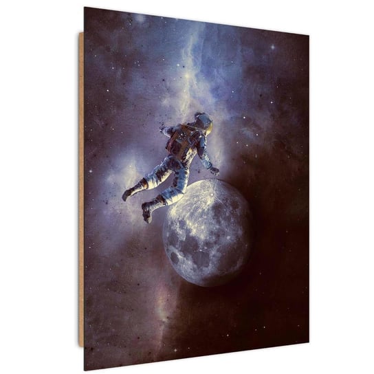 Obraz na płótnie Canvas FEEBY, Kosmonauta księżyc i gwiazdy, 50x70 cm Feeby