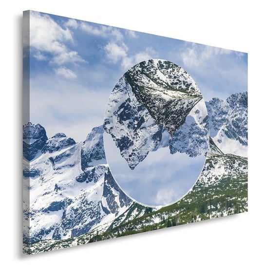 Obraz na płótnie Canvas FEEBY, Krajobraz górski odwrócony, 120x80 cm Feeby