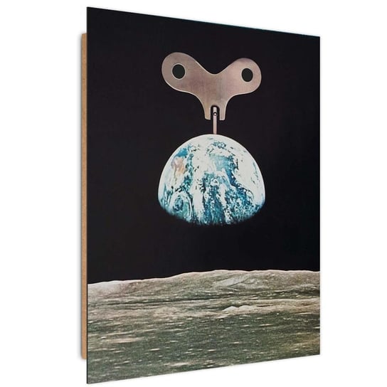 Obraz na płótnie Canvas FEEBY, Nakręcana Ziemia abstrakcja, 40x60 cm Feeby