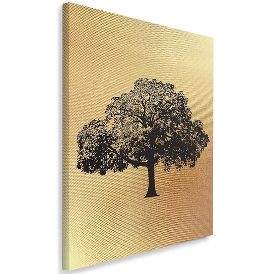 Obraz na płótnie Canvas FEEBY, Narysowane duże drzewo, 50x70 cm Feeby