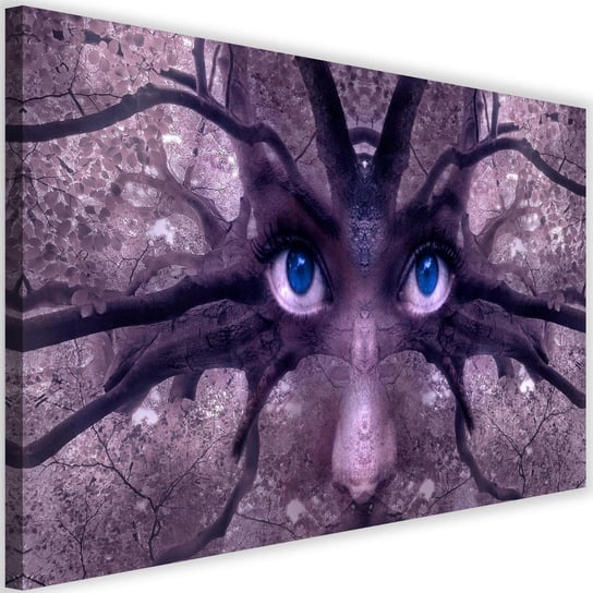 Obraz na płótnie Canvas FEEBY, Niebieskie oczy fantasy, 120x80 cm Feeby