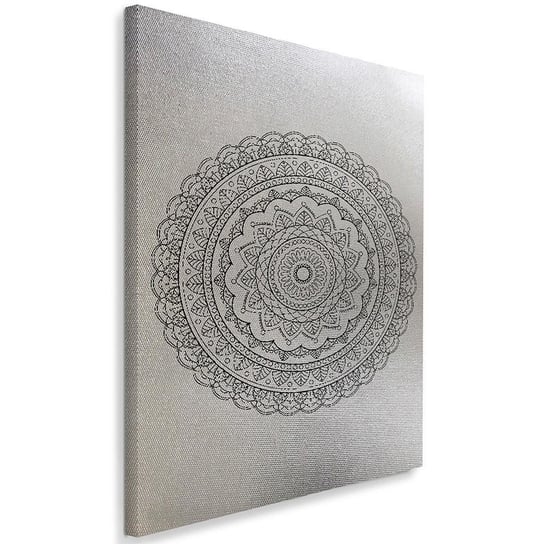 Obraz na płótnie Canvas FEEBY, Okrągły motyw Mandala, 50x70 cm Feeby