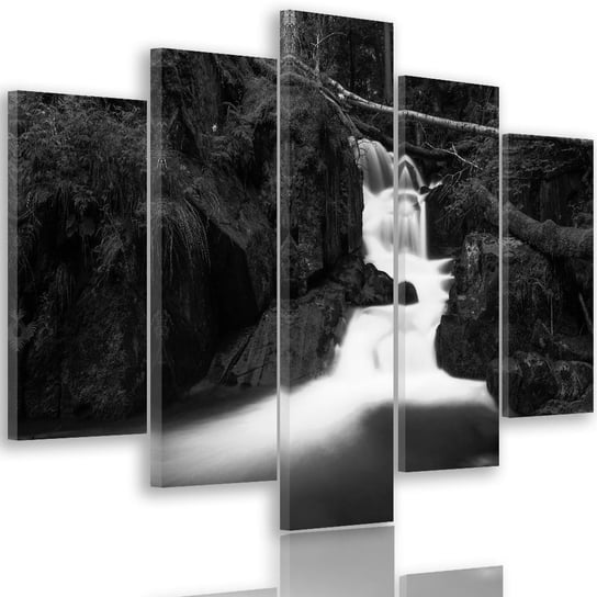 Obraz na płótnie Canvas FEEBY, pentaptyk typ A, Bajkowy wodospad 2, 250x120 cm Feeby