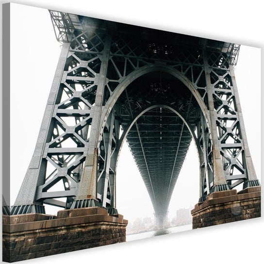 Obraz na płótnie Canvas FEEBY, Pod Brooklyn Bridge, 120x80 cm Feeby